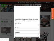 Tablet Screenshot of clevercycles.com